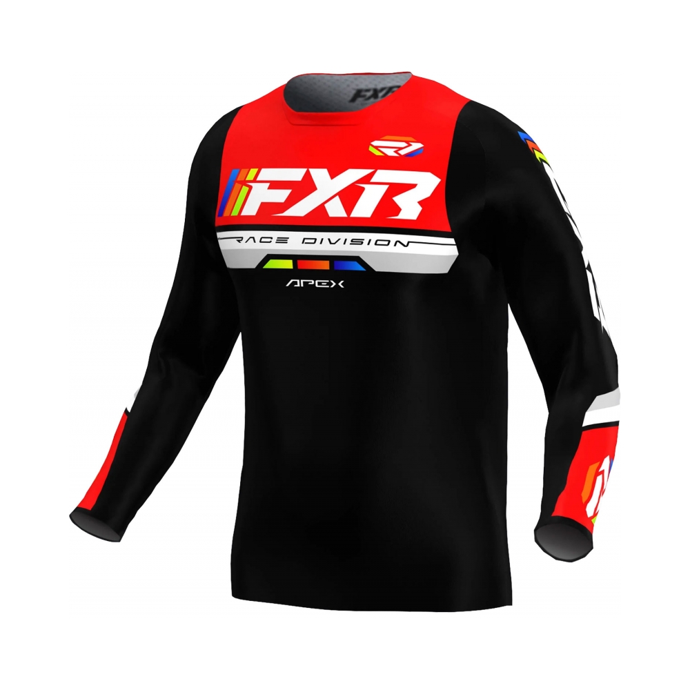 FXR Тениска Apex MX26 Red - изглед 1
