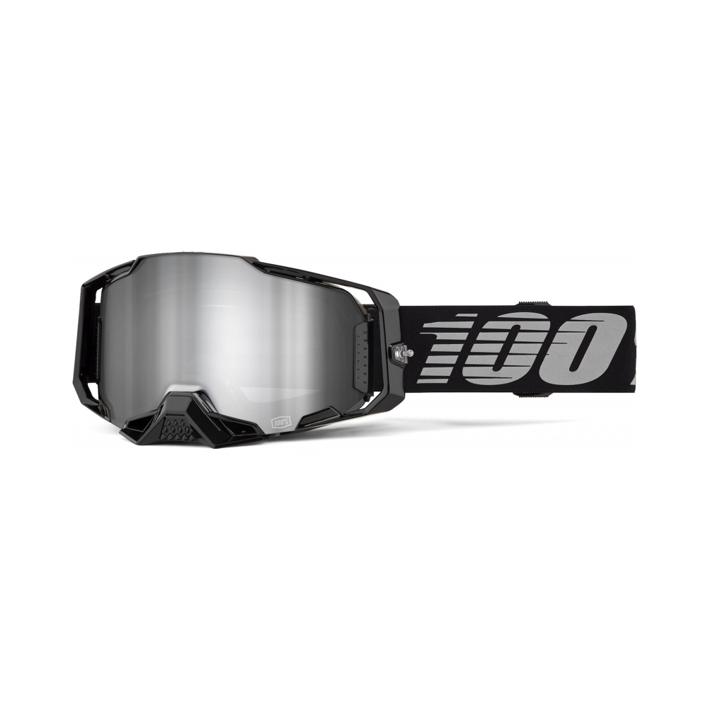 100% Очила Armega Black - Mirror Silver - изглед 1 - BobiMX.com 100% Очила Armega Black - Mirror Silver - изглед 1