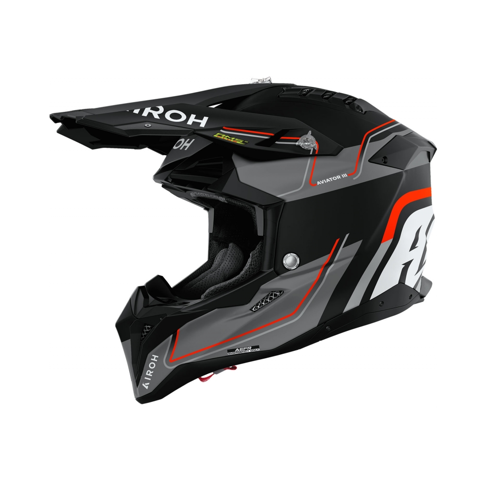 Airoh Каска Aviator 3 Leader Orange Matt - изглед 1