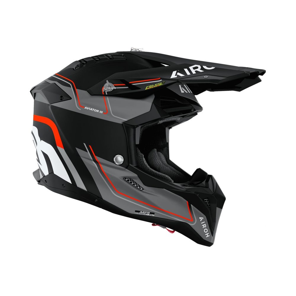 Airoh Каска Aviator 3 Leader Orange Matt - изглед 2