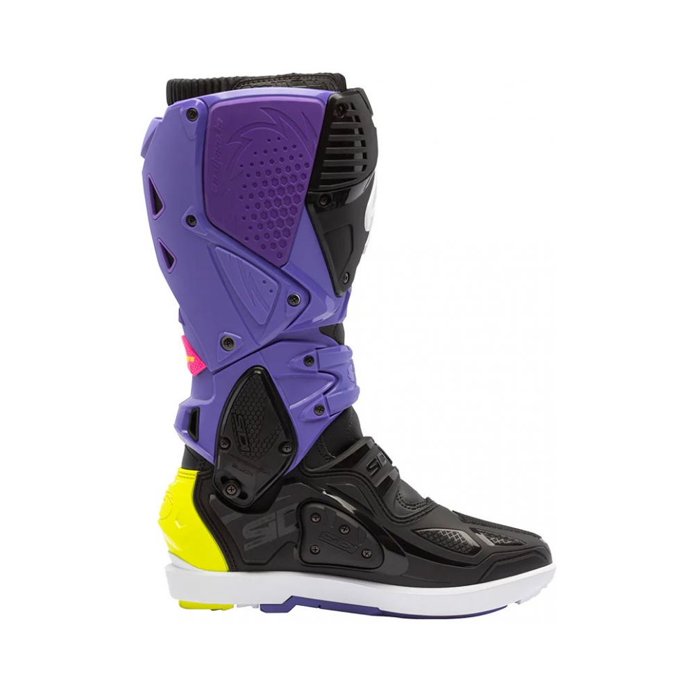 SIDI Ботуши Crossfire 3 SRS Violet Black Fluo Yellow - изглед 2