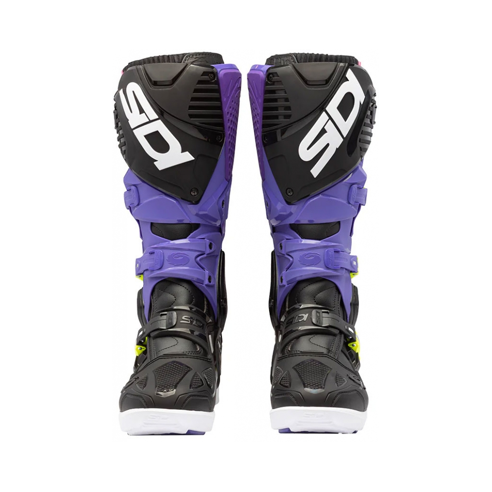 SIDI Ботуши Crossfire 3 SRS Violet Black Fluo Yellow - изглед 3