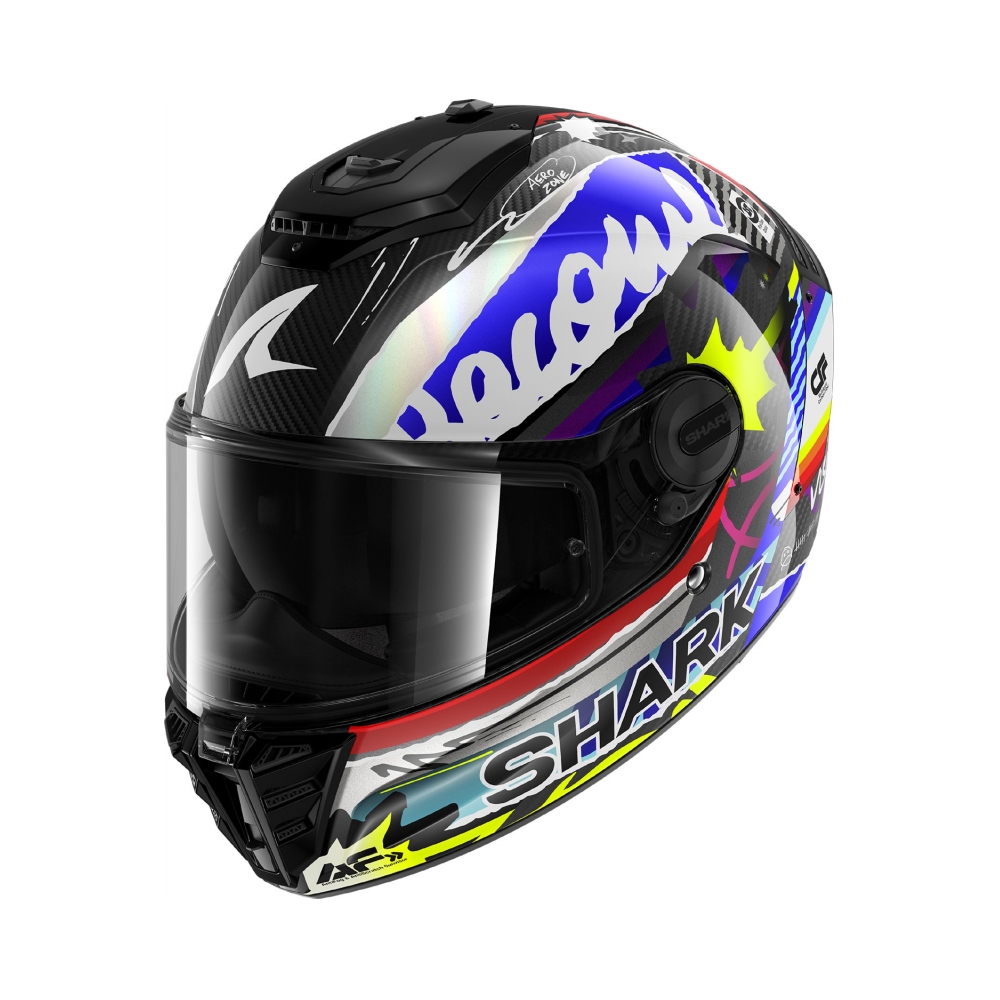 Shark Каска Spartan RS Carbon Streetrush Blue Chrom - изглед 1