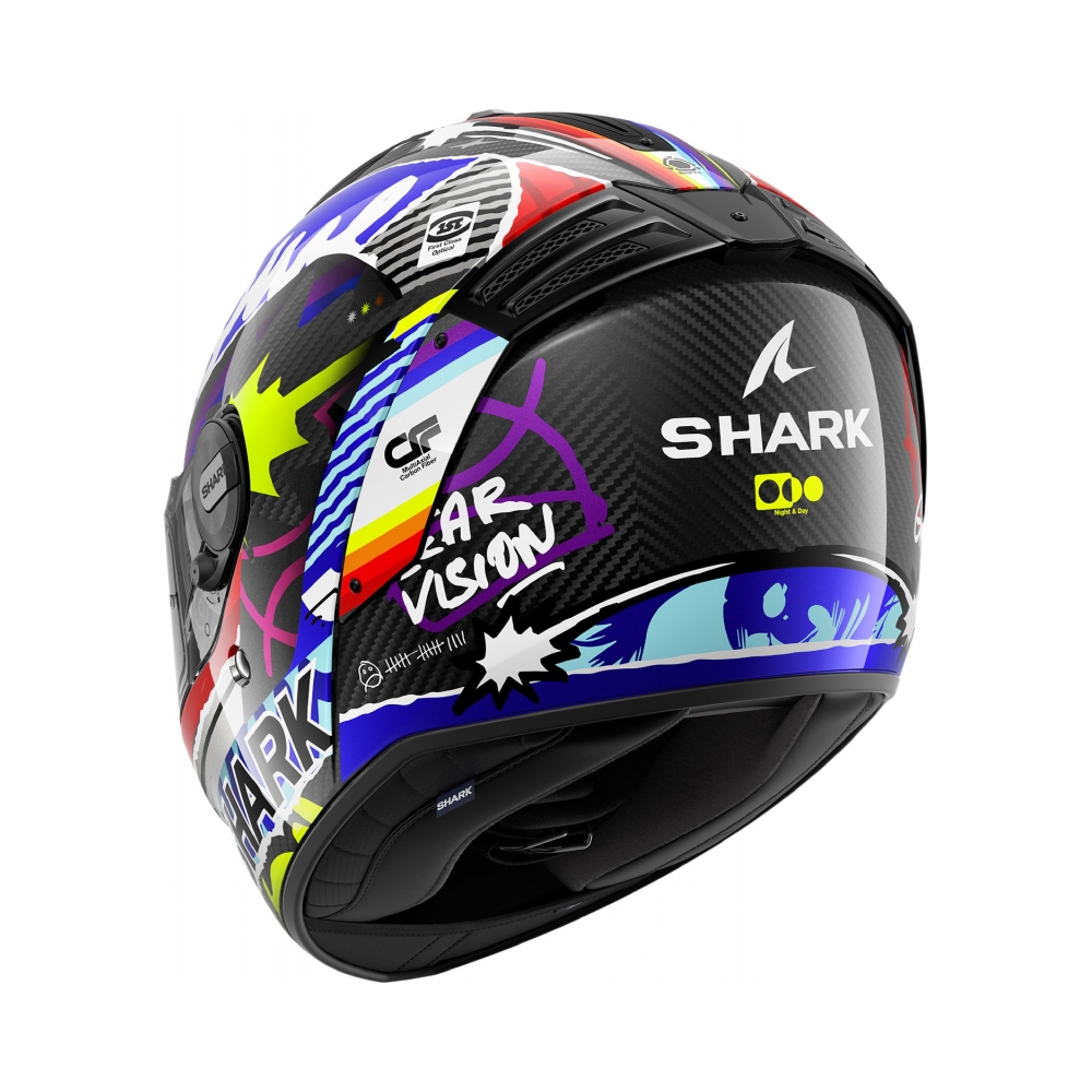Shark Каска Spartan RS Carbon Streetrush Blue Chrom - изглед 2