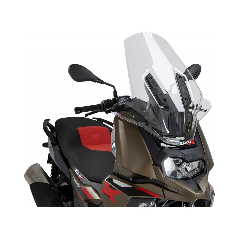 Puig Слюда V-Techline Touring BMW C400X 19-26 Clear - изглед 2