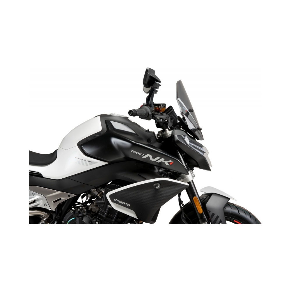 Puig Слюда New Generation Sport CF Moto 800NK Sport/ Advanced 23-25 Smoke - изглед 4