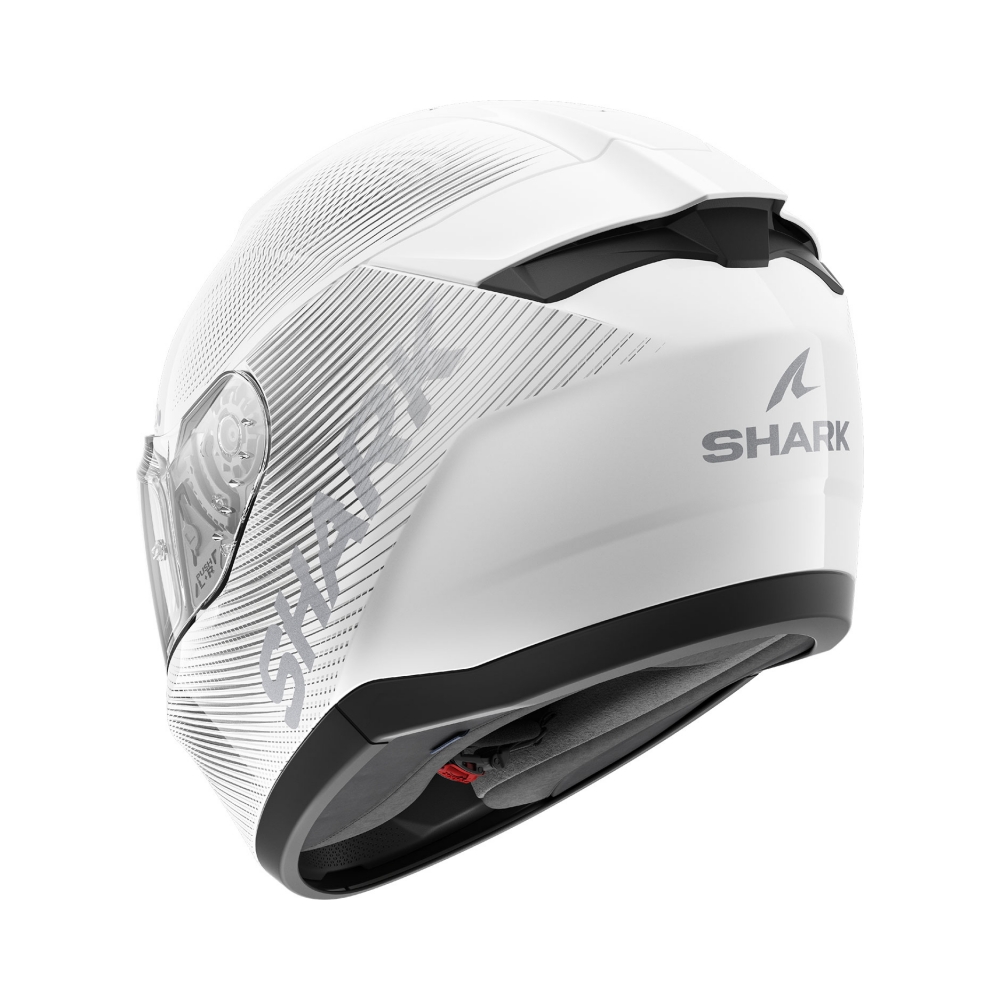 Shark Каска Ridill 2 SP Lyne White Silver - изглед 2 - BobiMX.com Shark Каска Ridill 2 SP Lyne White Silver - изглед 2