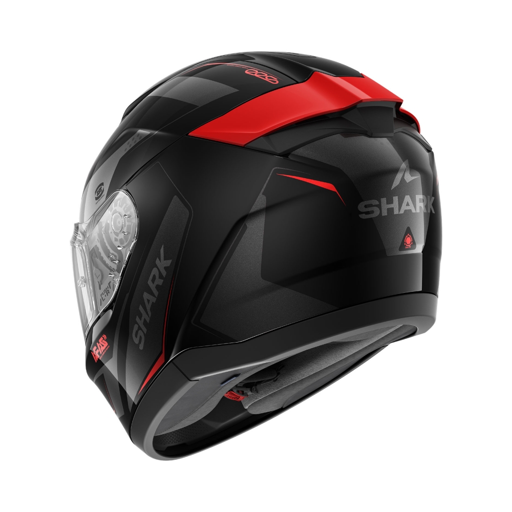 Shark Каска Ridill 2 Mekarium Black Anthracite Red - изглед 2