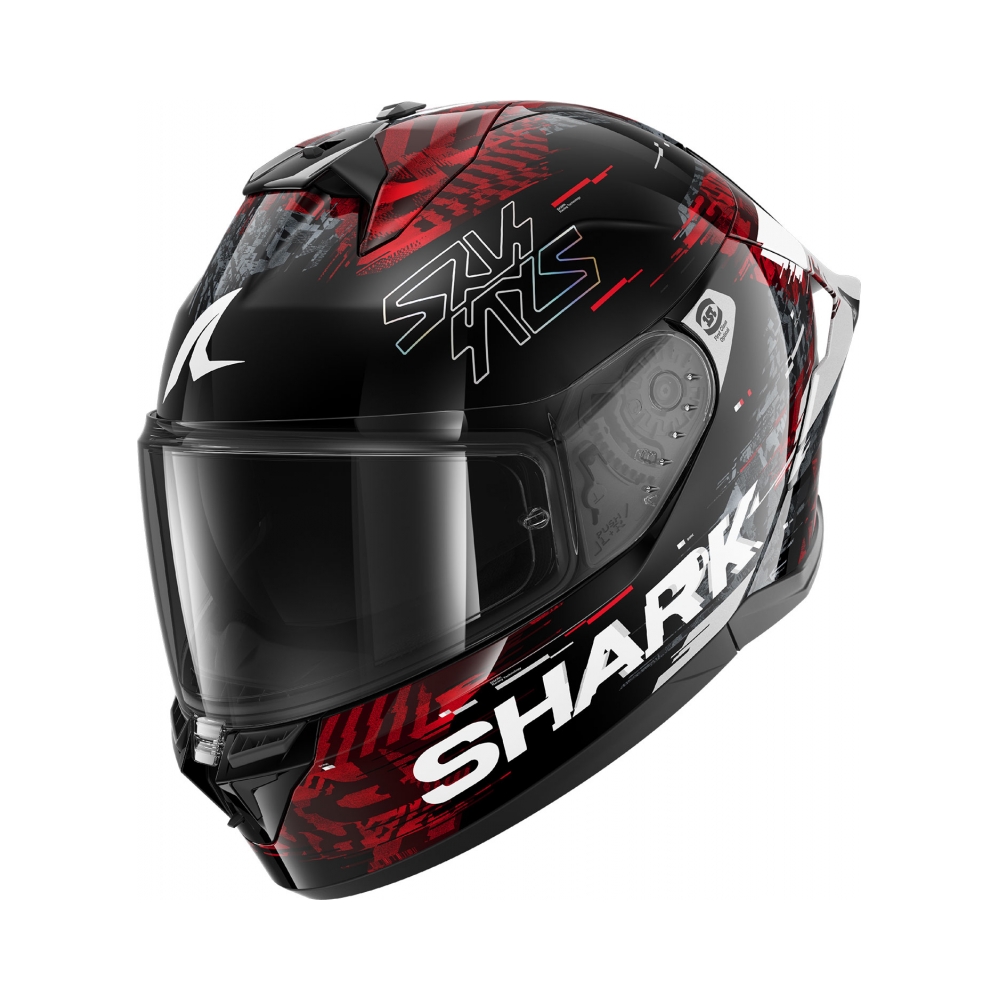 Shark Каска Skwal Cup Speed-VIB Black Red Silver - изглед 1