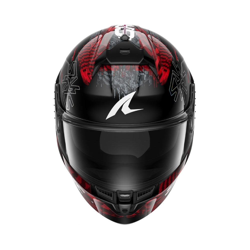 Shark Каска Skwal Cup Speed-VIB Black Red Silver - изглед 3