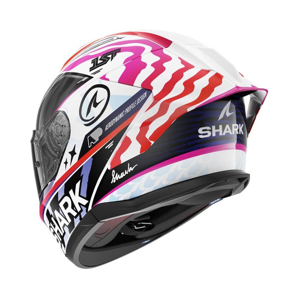 Shark Каска Skwal Cup Speed-Fancy White Black Orange - изглед 2 - BobiMX.com Shark Каска Skwal Cup Speed-Fancy White Black Orange - изглед 2