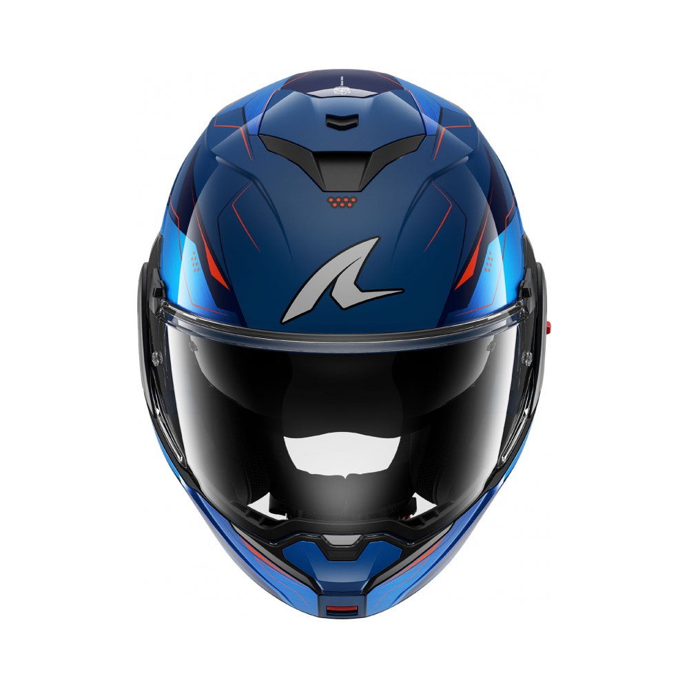 Shark Каска Oxo Mekarium Blue Chrom Orange - изглед 3 - BobiMX.com Shark Каска Oxo Mekarium Blue Chrom Orange - изглед 3