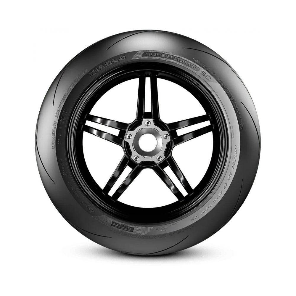 Pirelli Задна гума Diablo Supercorsa SC 180/55ZR17 M/C TL 73WV3 SC2 R - изглед 2