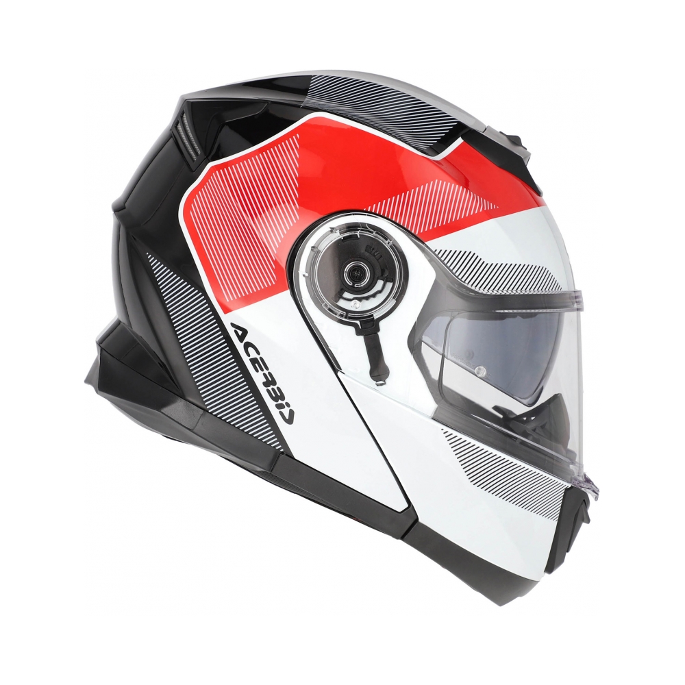 Acerbis Каска Serel White Red - изглед 4 - BobiMX.com Acerbis Каска Serel White Red - изглед 4