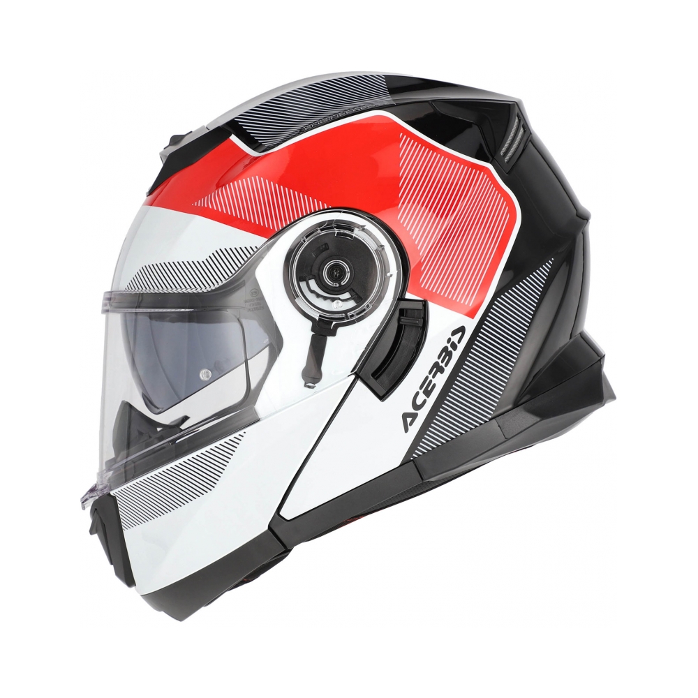 Acerbis Каска Serel White Red - изглед 6 - BobiMX.com Acerbis Каска Serel White Red - изглед 6