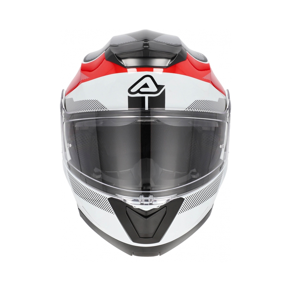 Acerbis Каска Serel White Red - изглед 3 - BobiMX.com Acerbis Каска Serel White Red - изглед 3