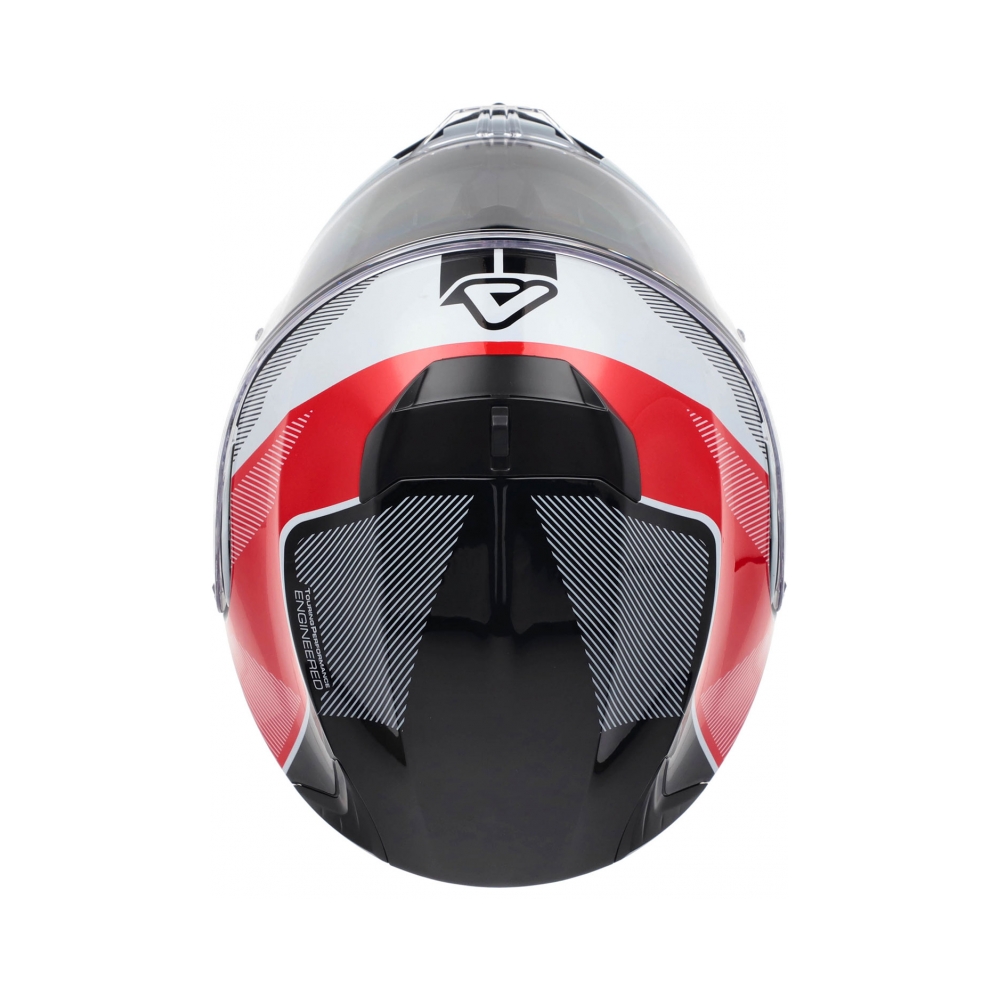 Acerbis Каска Serel White Red - изглед 7 - BobiMX.com Acerbis Каска Serel White Red - изглед 7