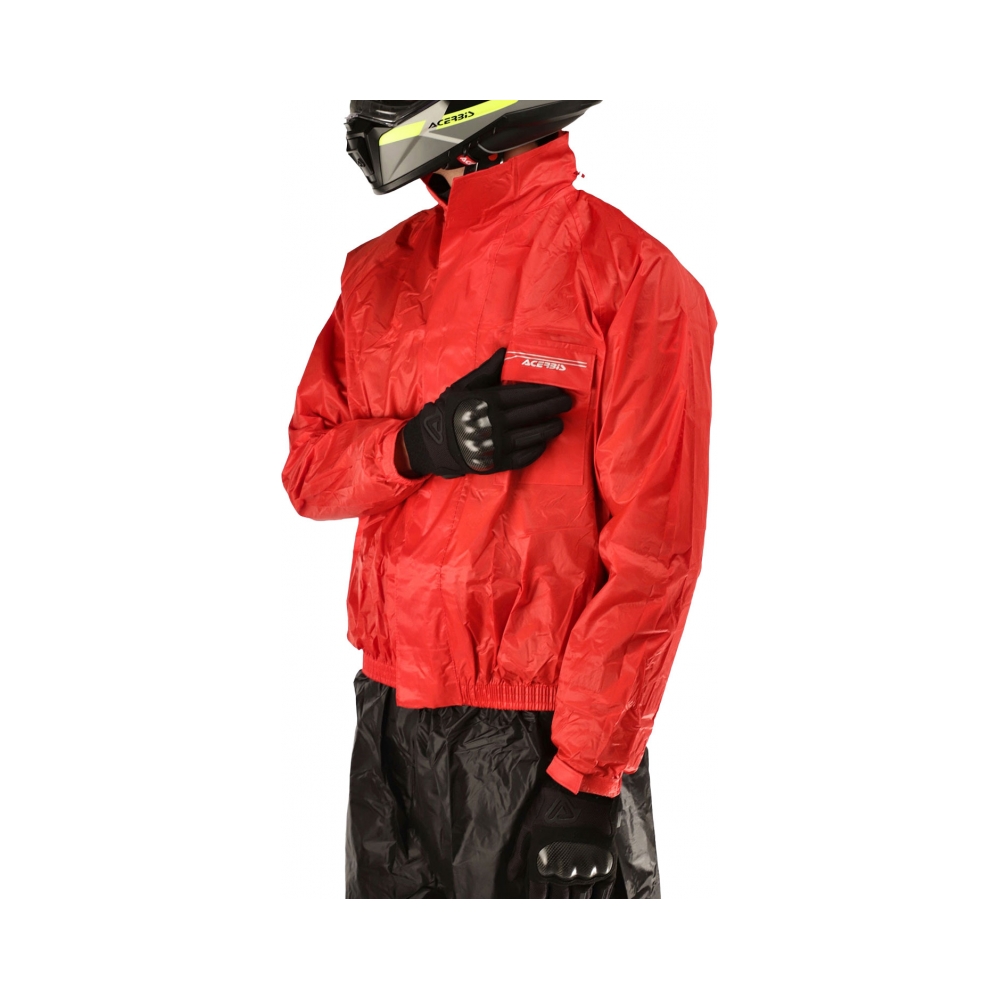 Acerbis Дъждобран Logo Червен - изглед 4