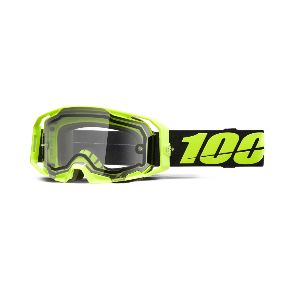 100% Очила ARmatic Enduro Moto Dual Pane Neon Yellow - изглед 1 - BobiMX.com 100% Очила ARmatic Enduro Moto Dual Pane Neon Yellow - изглед 1