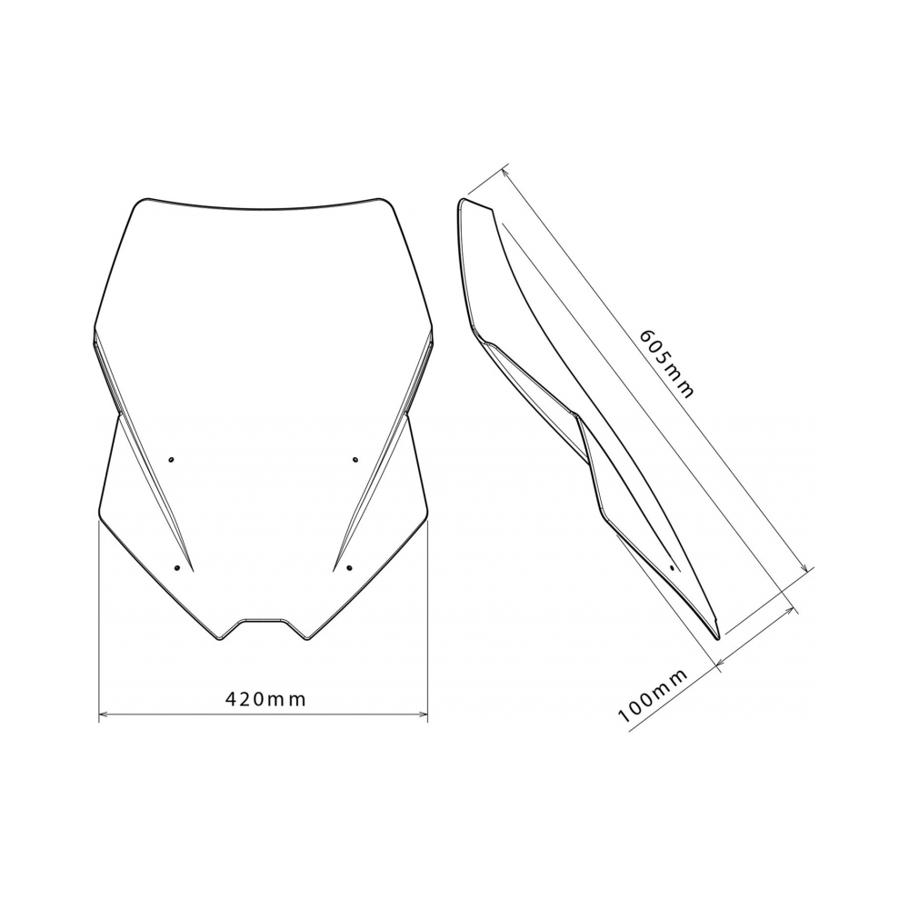 Puig Слюда Touring Yamaha Tracer 9 / GT / Y-AMT 25-26 Smoke - изглед 5