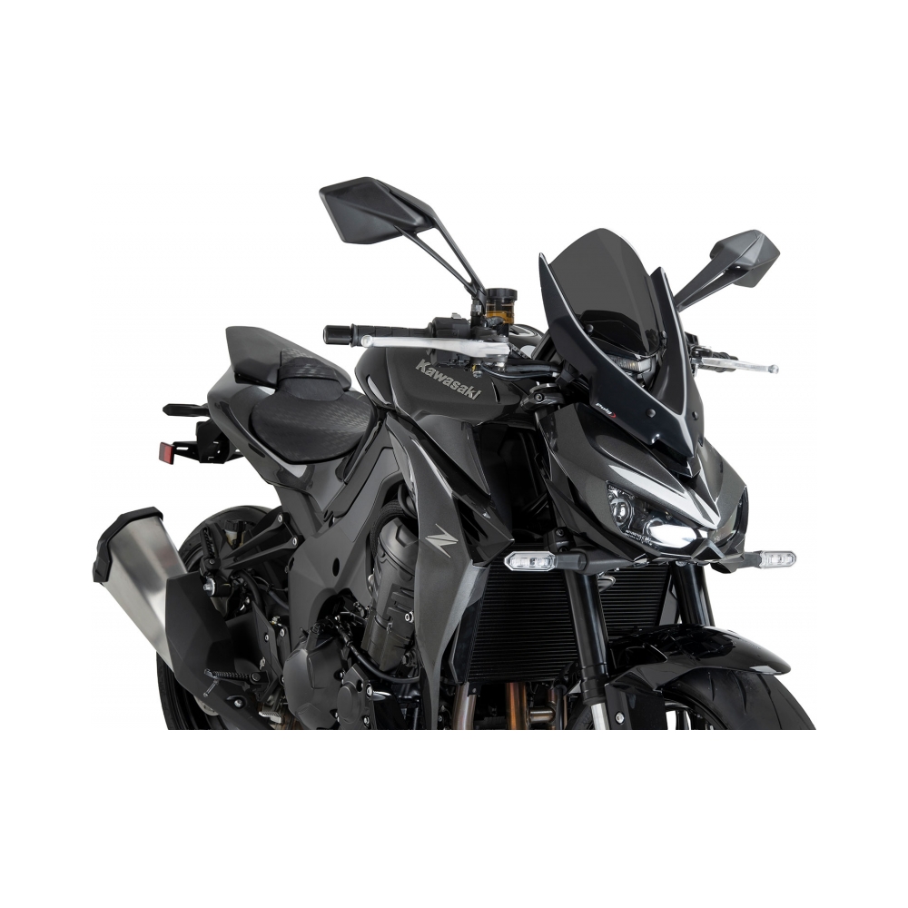 Puig Слюда New Generation Touring Kawasaki Z1100 2026, Z1100 SE 2026 Dark Smoke - изглед 1