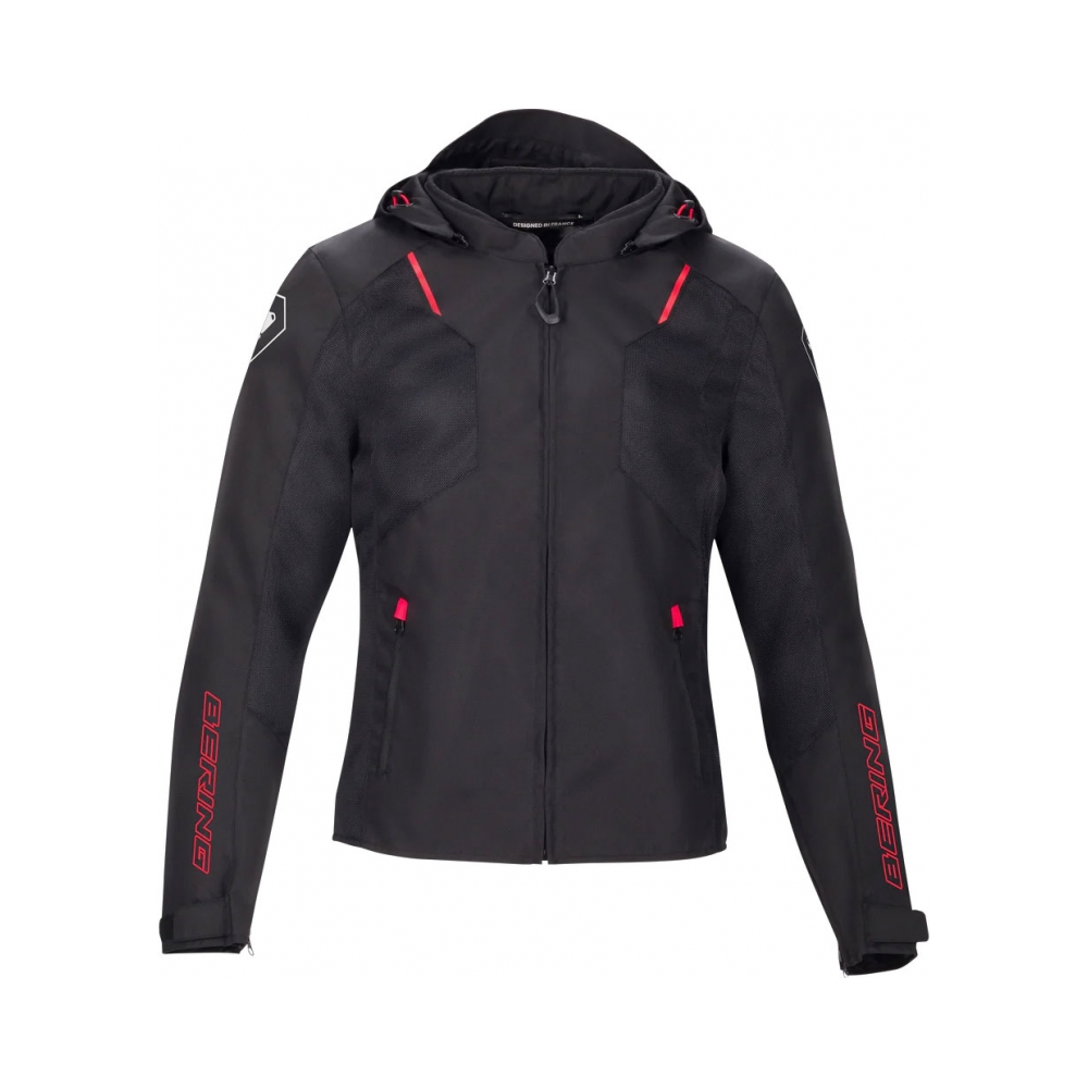 Bering Яке Wing Black/Red - изглед 3 - BobiMX.com Bering Яке Wing Black/Red - изглед 3