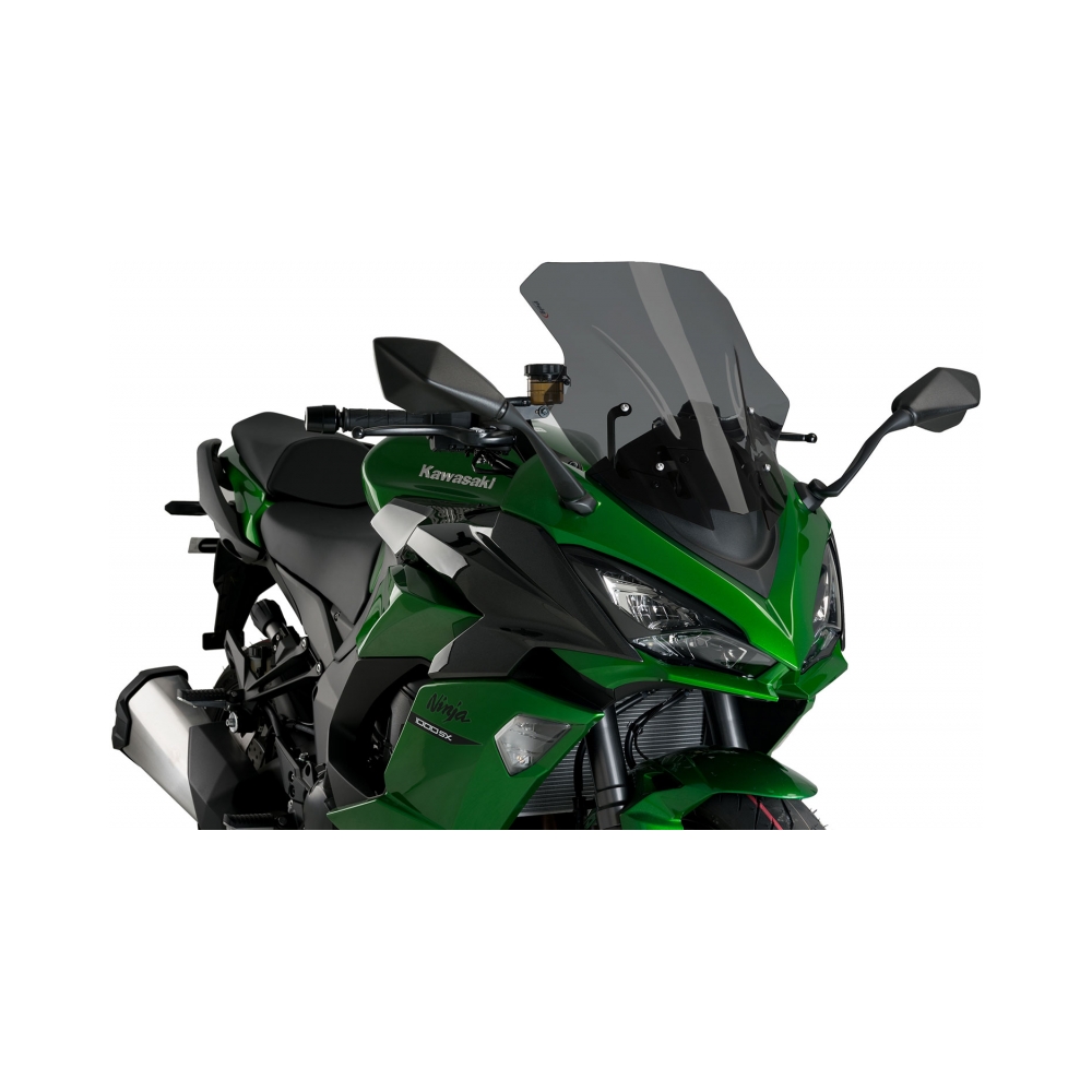 Puig Слюда Racing Screen Kawasaki Ninja Z1000SX 11-19, Ninja 1000SX 20-24, Ninja 1100SX 25-26 Dark smoke - изглед 2