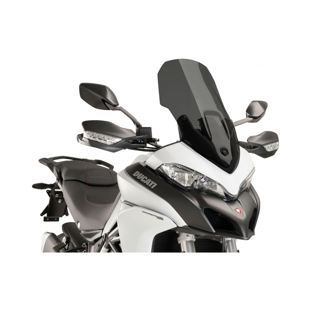 Puig Слюда Touring Ducati 1200 Multistrada 15-17, 1260 Multistrada 18-20, 950 Multistrada 17-21, Multistrada V2 22-24 Dark smoke - изглед 2