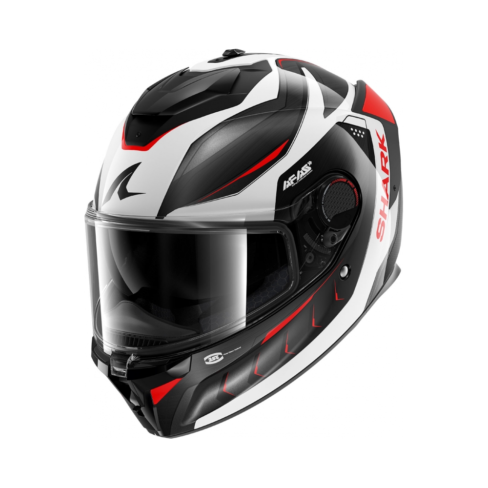 Shark Каска Spartan GT Pro Carbon Mekarium Carbon Silver Red - изглед 1
