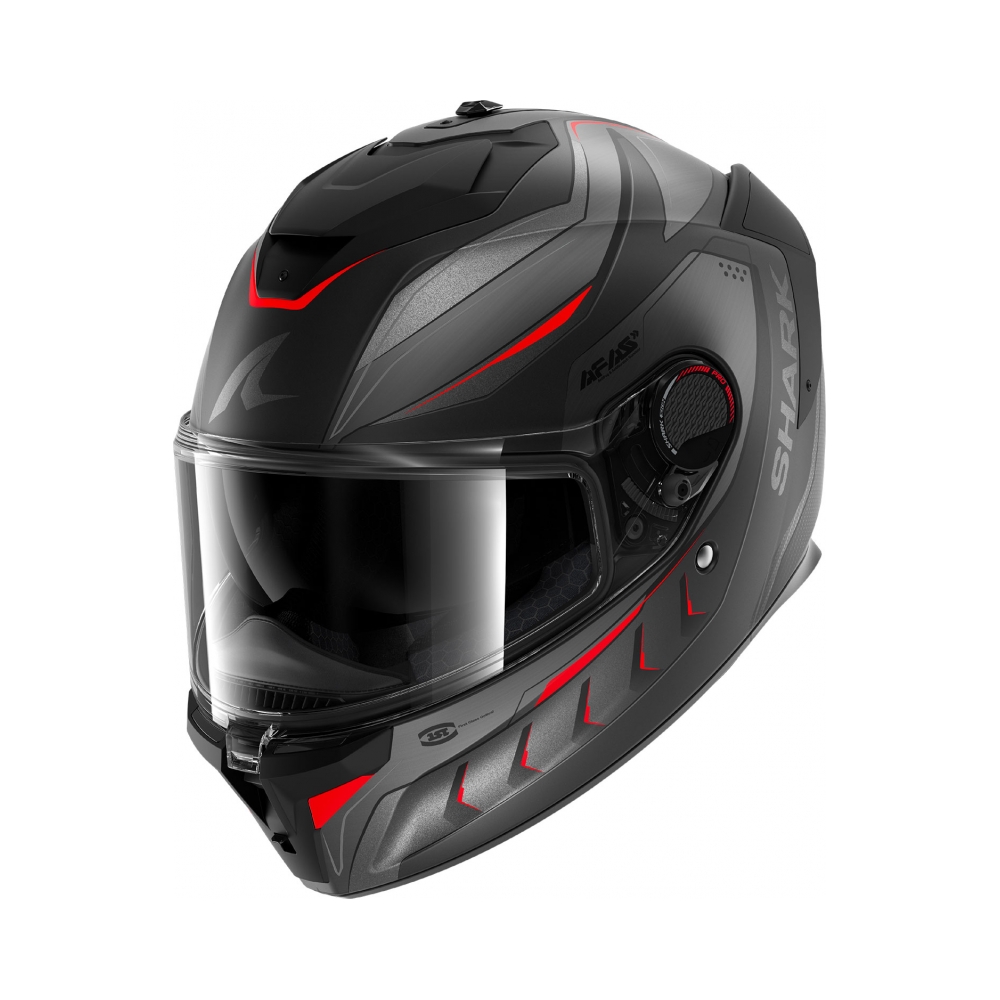 Shark Каска Spartan GT Pro Carbon Mekarium Matt Anthracite Red - изглед 1