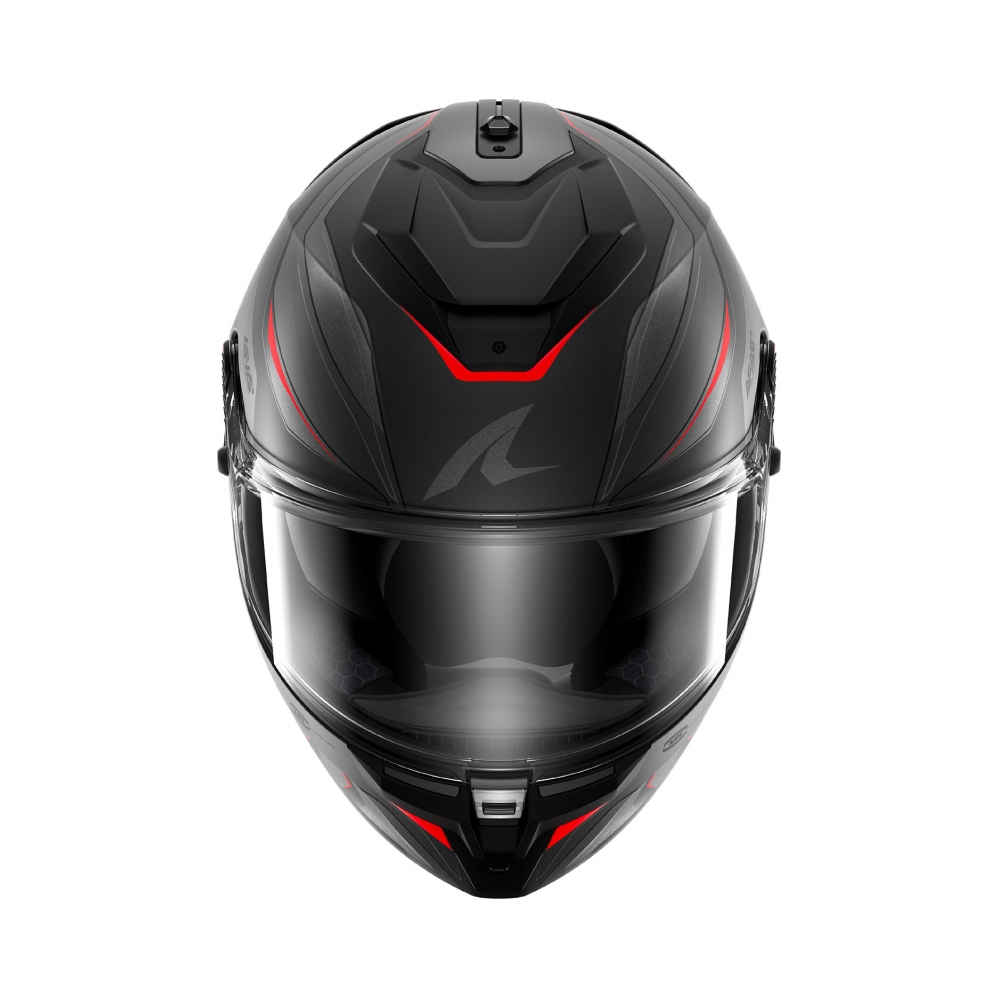 Shark Каска Spartan GT Pro Carbon Mekarium Matt Anthracite Red - изглед 3