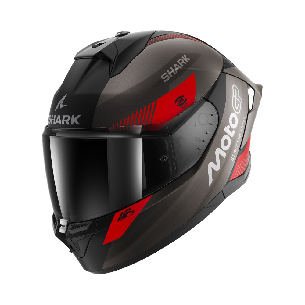 Shark Каска Skwal Cup MotoGP Matt Black Anthracite Red - изглед 1 - BobiMX.com Shark Каска Skwal Cup MotoGP Matt Black Anthracite Red - изглед 1