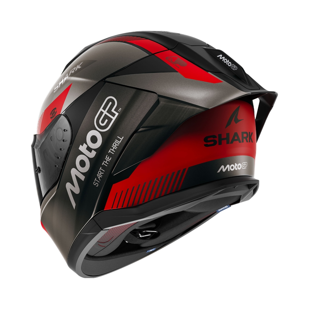 Shark Каска Skwal Cup MotoGP Matt Black Anthracite Red - изглед 2 - BobiMX.com Shark Каска Skwal Cup MotoGP Matt Black Anthracite Red - изглед 2