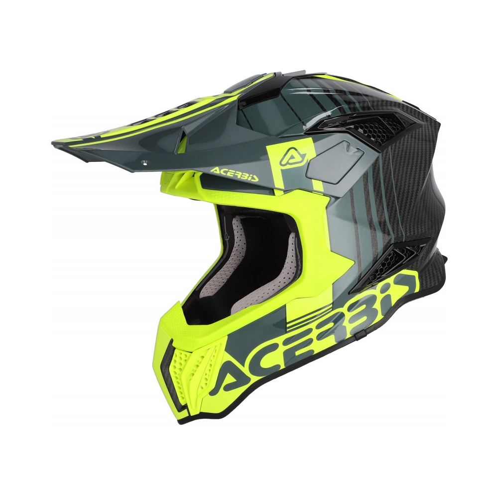 Acerbis Каска Airstrake-C Black/Fluo Yellow - изглед 1