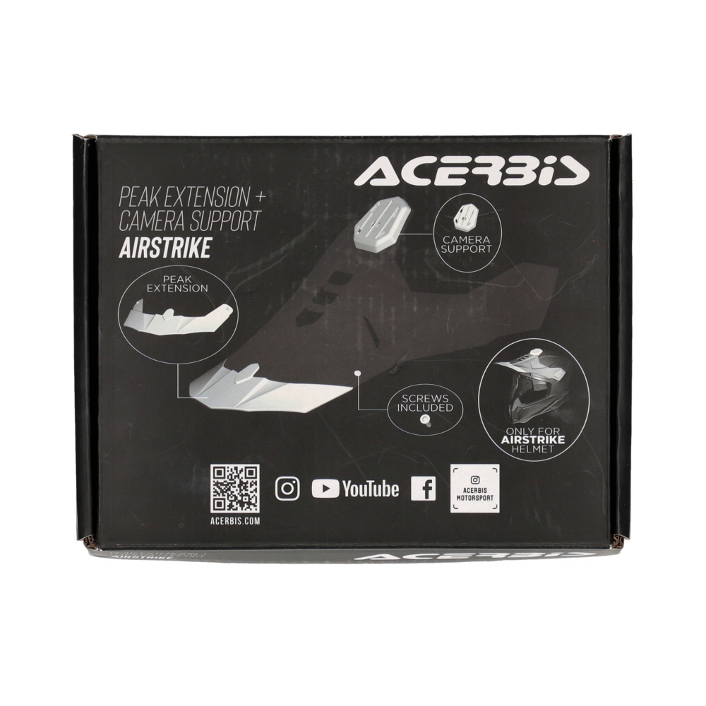 Acerbis Каска Airstrake-C Black/Fluo Yellow - изглед 10