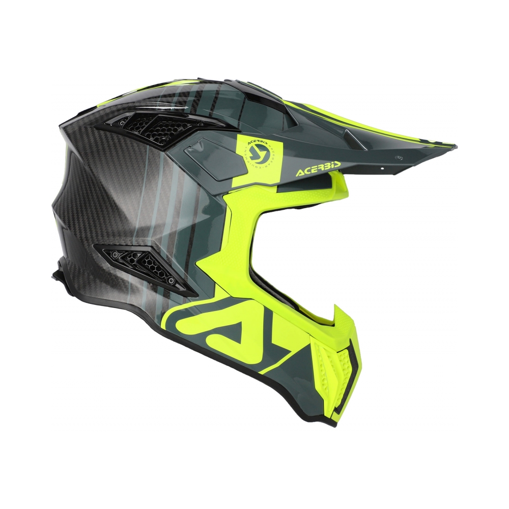 Acerbis Каска Airstrake-C Black/Fluo Yellow - изглед 2