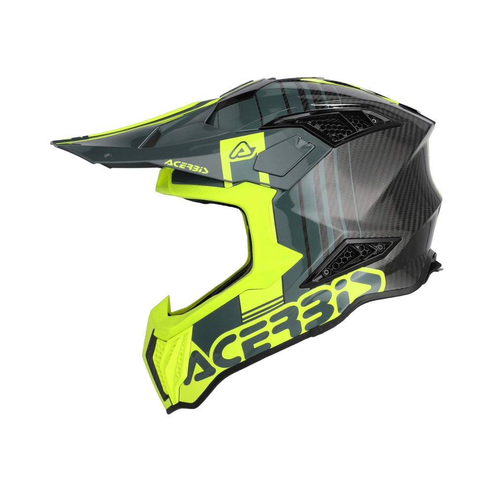Acerbis Каска Airstrake-C Black/Fluo Yellow - изглед 4