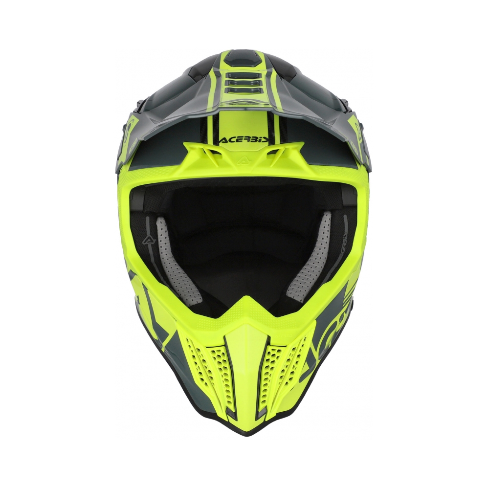 Acerbis Каска Airstrake-C Black/Fluo Yellow - изглед 3