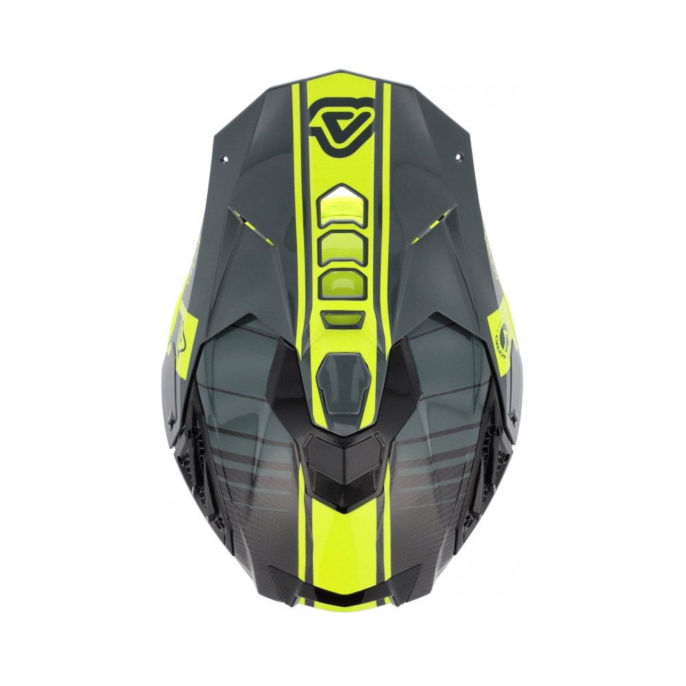 Acerbis Каска Airstrake-C Black/Fluo Yellow - изглед 5