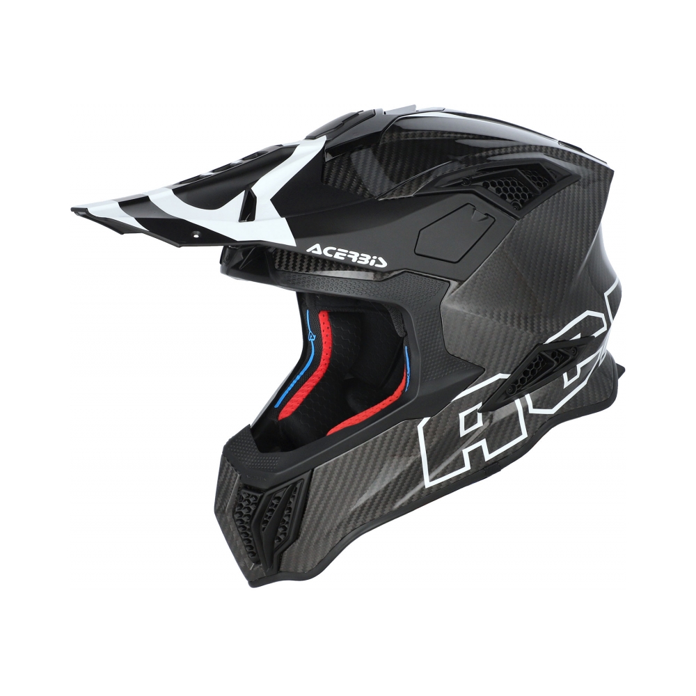 Acerbis Каска Airstrake-C Black/White - изглед 1