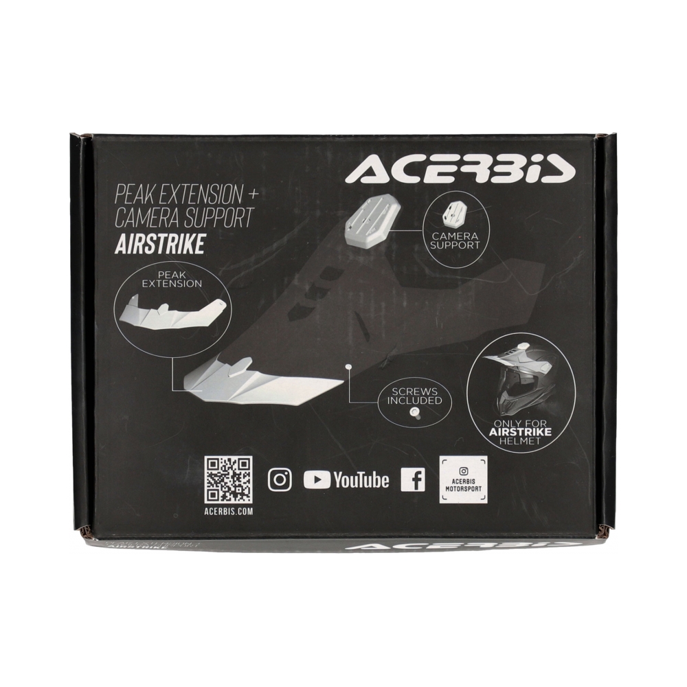 Acerbis Каска Airstrake-C Black/White - изглед 11