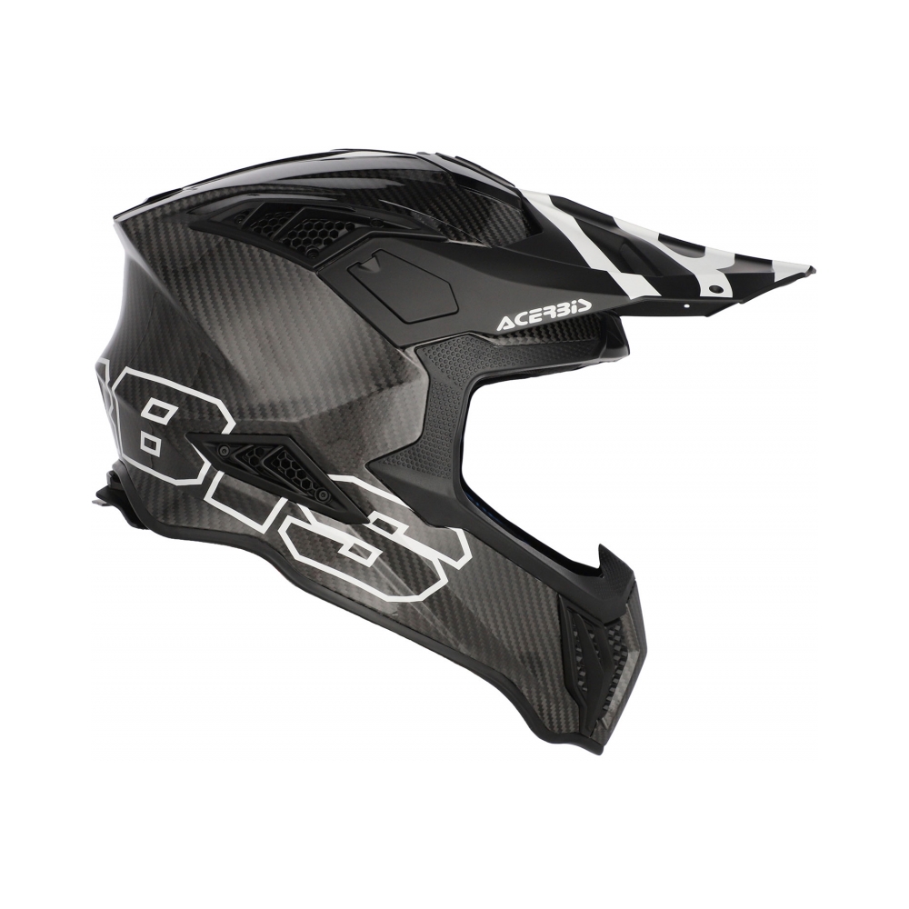 Acerbis Каска Airstrake-C Black/White - изглед 2
