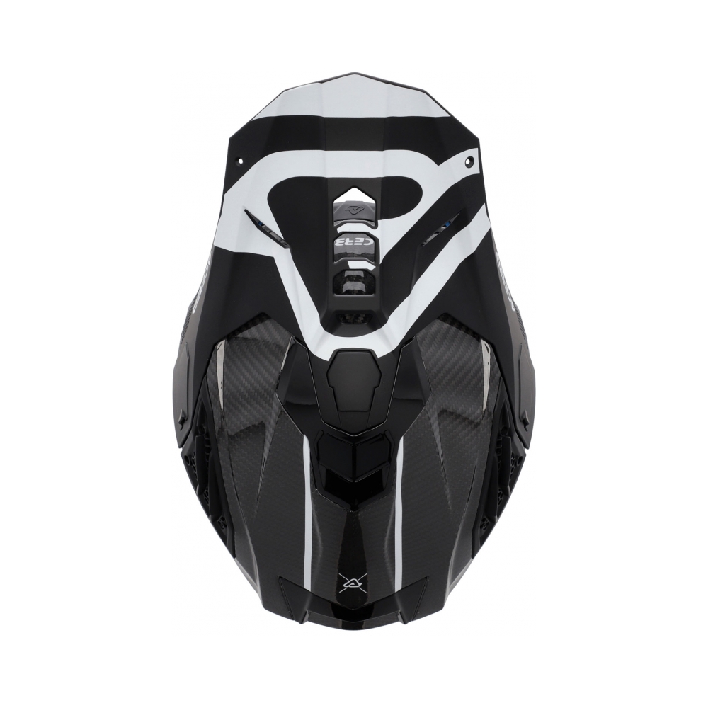 Acerbis Каска Airstrake-C Black/White - изглед 5