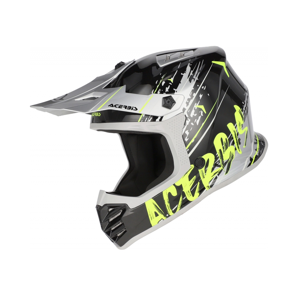 Acerbis Детска каска Profile Black/Fluo Yellow - изглед 1