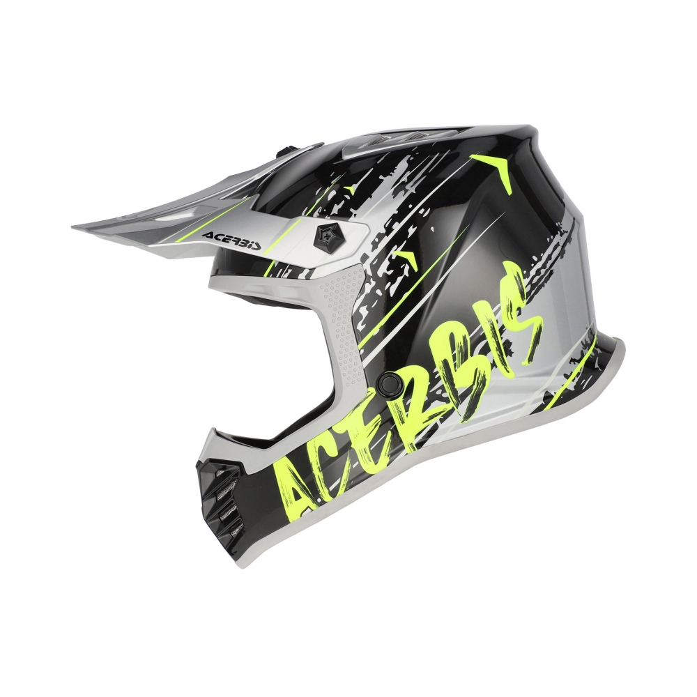 Acerbis Детска каска Profile Black/Fluo Yellow - изглед 4