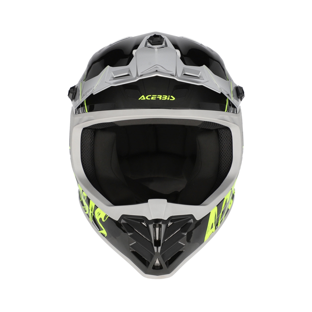 Acerbis Детска каска Profile Black/Fluo Yellow - изглед 3
