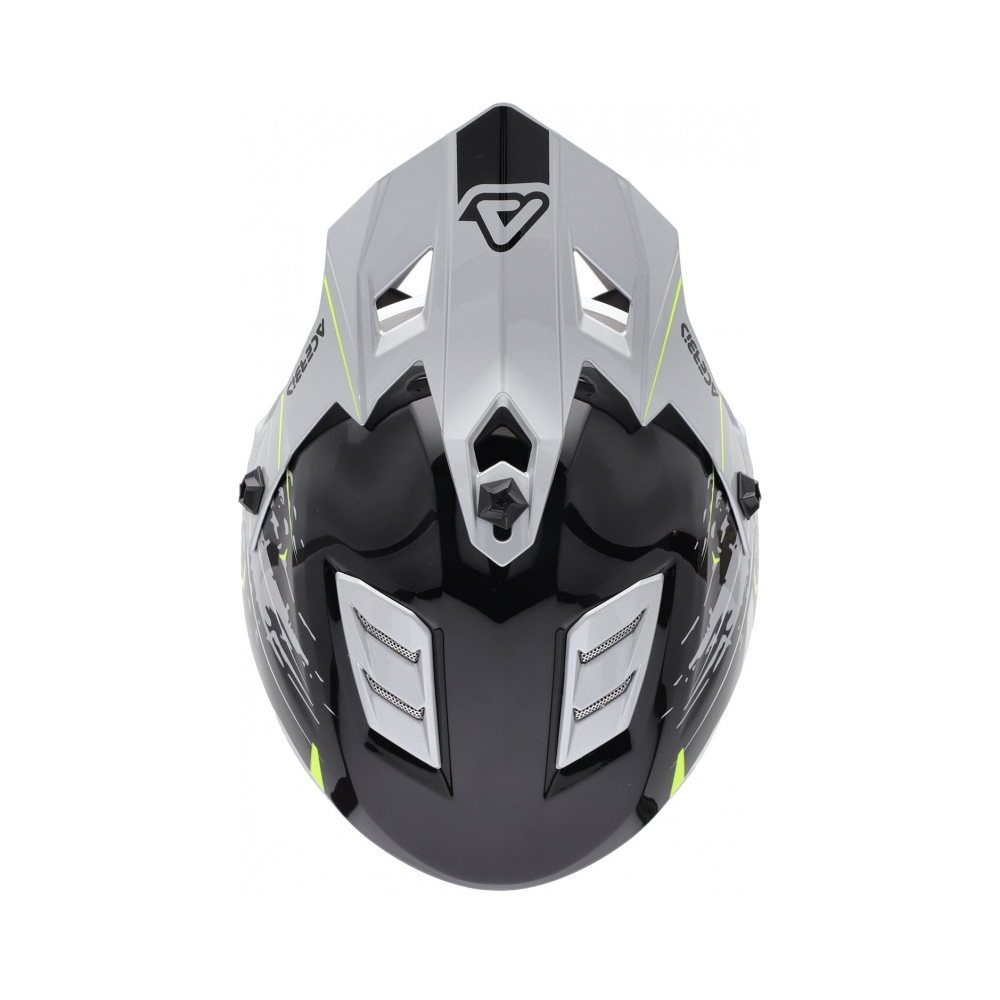 Acerbis Детска каска Profile Black/Fluo Yellow - изглед 5