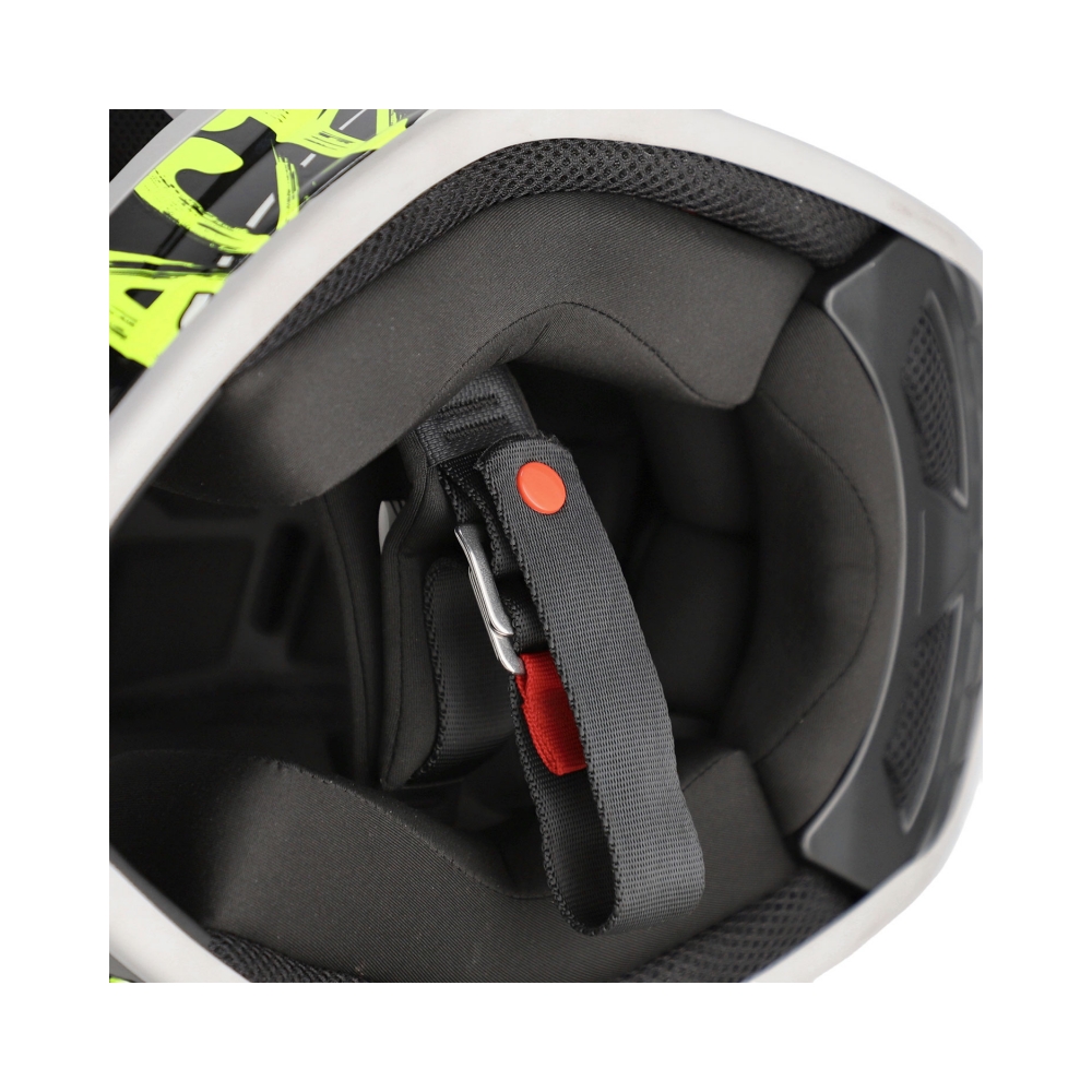Acerbis Детска каска Profile Black/Fluo Yellow - изглед 9