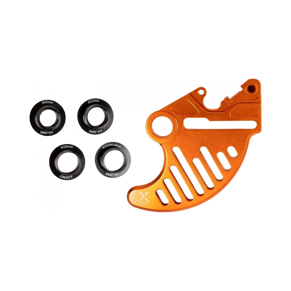 X-Grip Предпазител за заден диск KTM EXC/EXC-F 04-26, SX/SX-F 13-26; Husqvarna TE/TC/FE/FC 14-26 Оранжев - изглед 3
