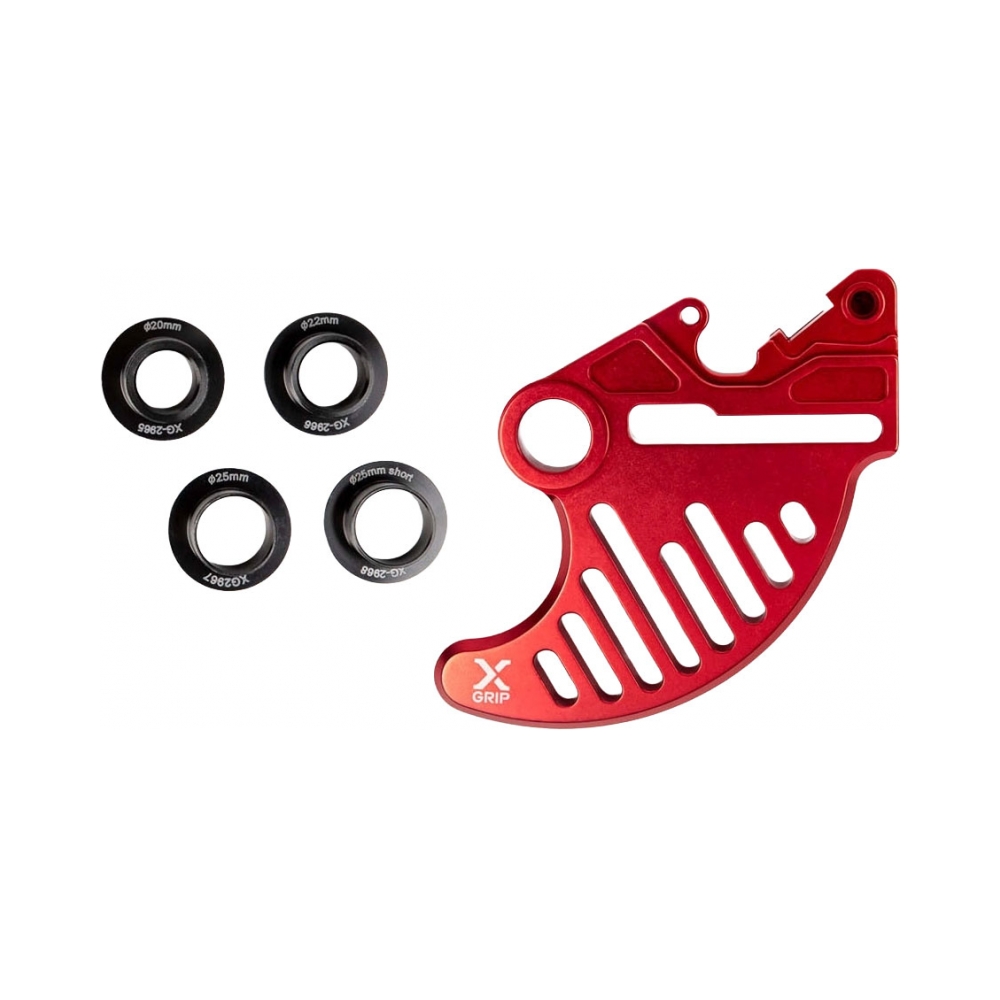 X-Grip Предпазител за заден диск Gas Gas EC/ECF 21-26, MC/MCF 21-26 Червен - изглед 3